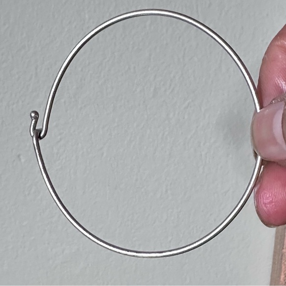 James Avery 925 Silver Hook and Eye Bracelet Charm Bangle 4311 - Picture 9 of 12